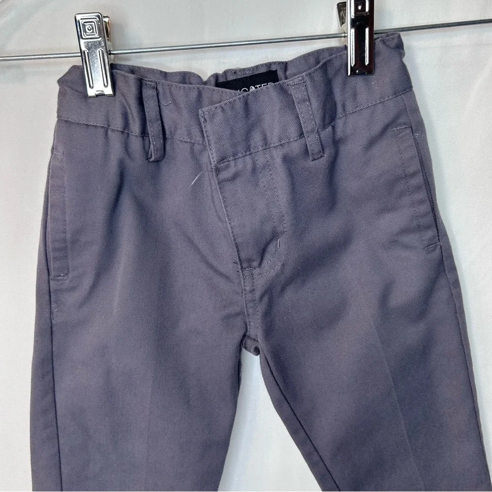Educated The Smart Choice Gray Boys Kids Toddlers Charcoal Pants Size 4T